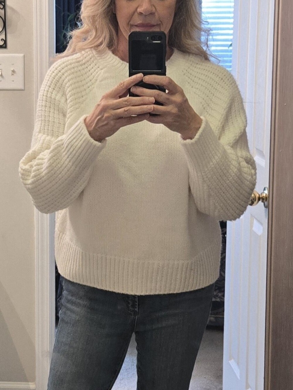 Topshop Cream Sweater